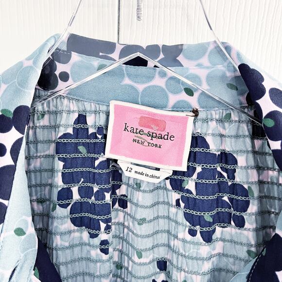 Kate Spade Bubble Dot Smocked Mini Dress - Picture 5 of 10